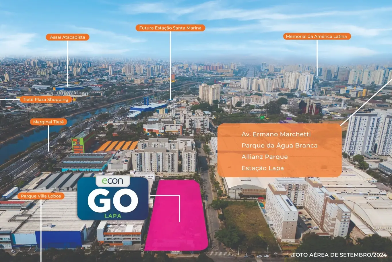 Mapa e proximidades do Lapa