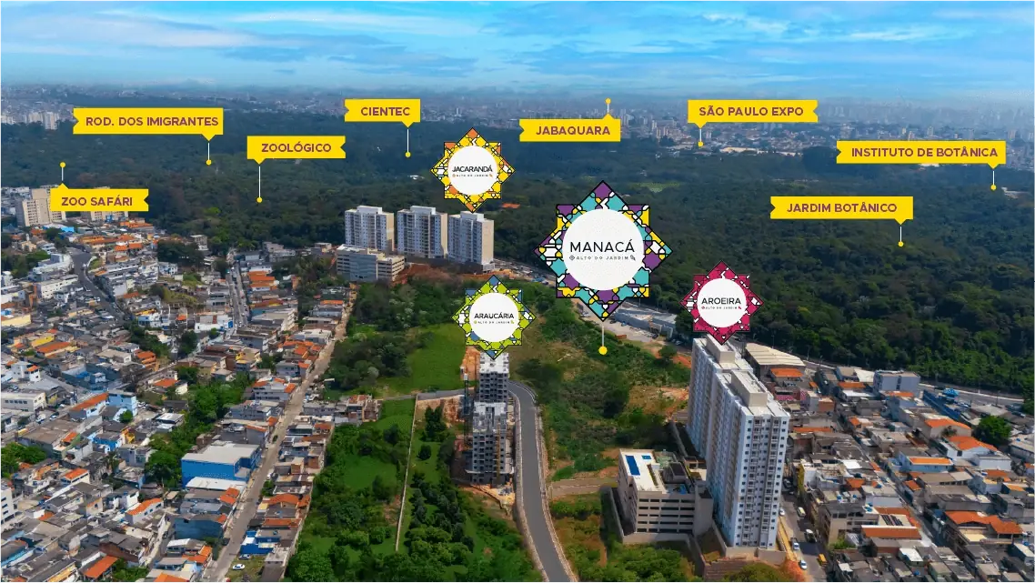 Mapa e proximidades do Vila Moraes