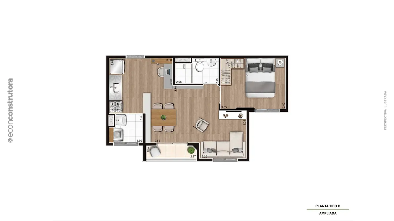 Planta Tipo B Ampliada