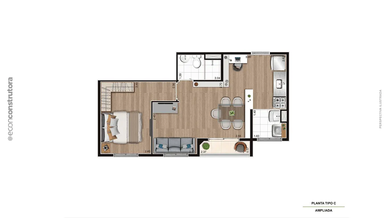 Planta Tipo C Ampliada