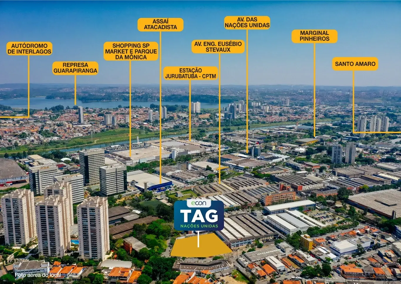 Mapa e proximidades do Vila Gea