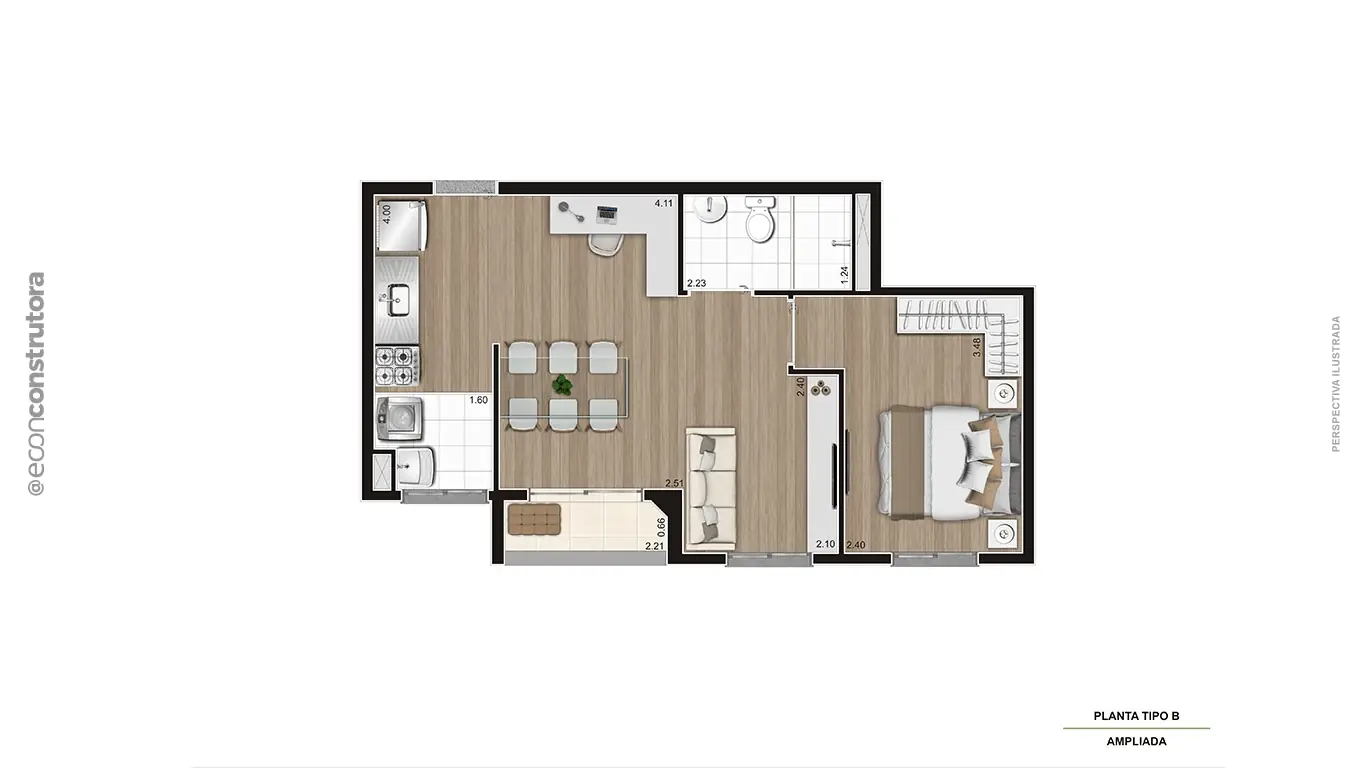 Planta NR B Meio Op. Ampliada Torre A