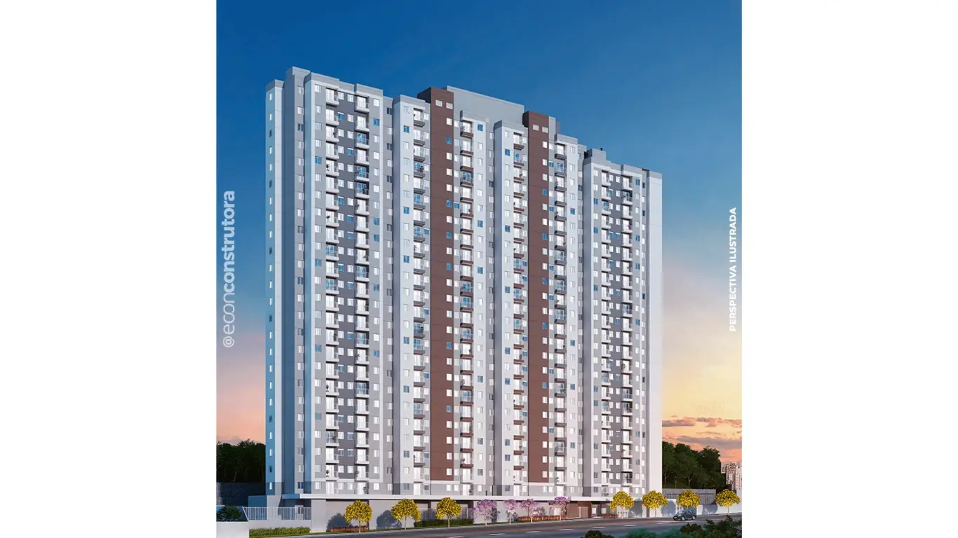 Fachada do Vita - Giovanni Gronchi - apartamentos de 2 dorms em Giovani Gronchi, Zona Sul