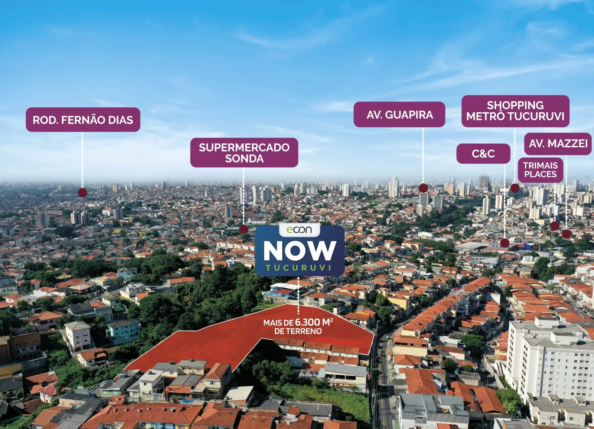 Mapa e proximidades do Tucuruvi