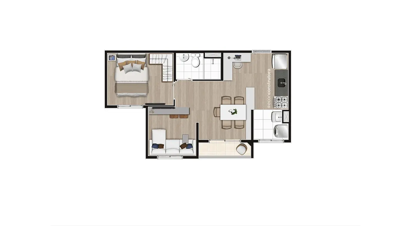 Planta Tipo B Meio Ampliada 37,32m Final 03 06 e 09