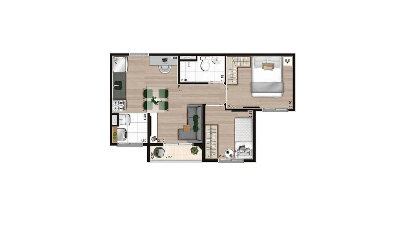 PLANTA MEIO - TIPO B