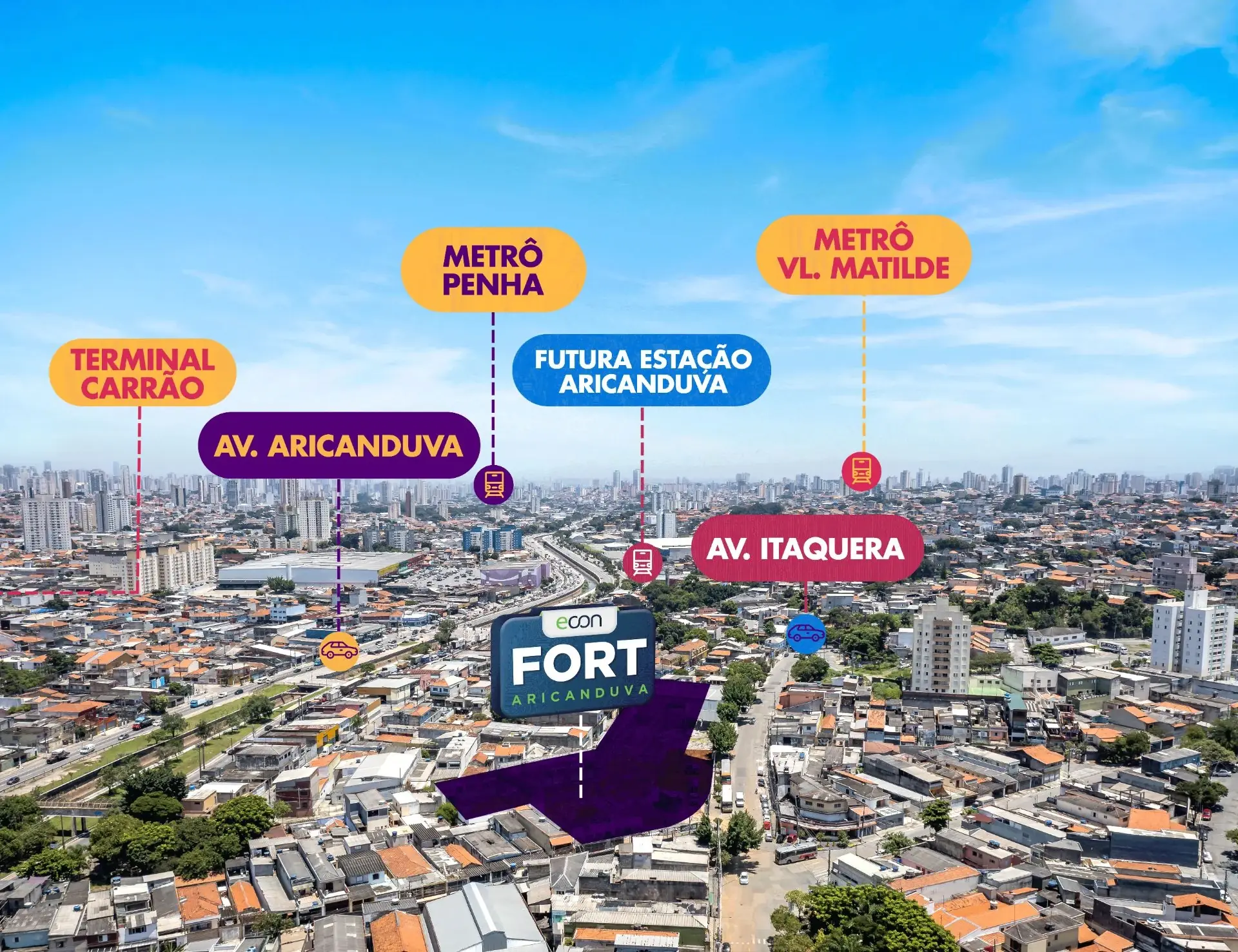 Mapa e proximidades do Jardim Arize