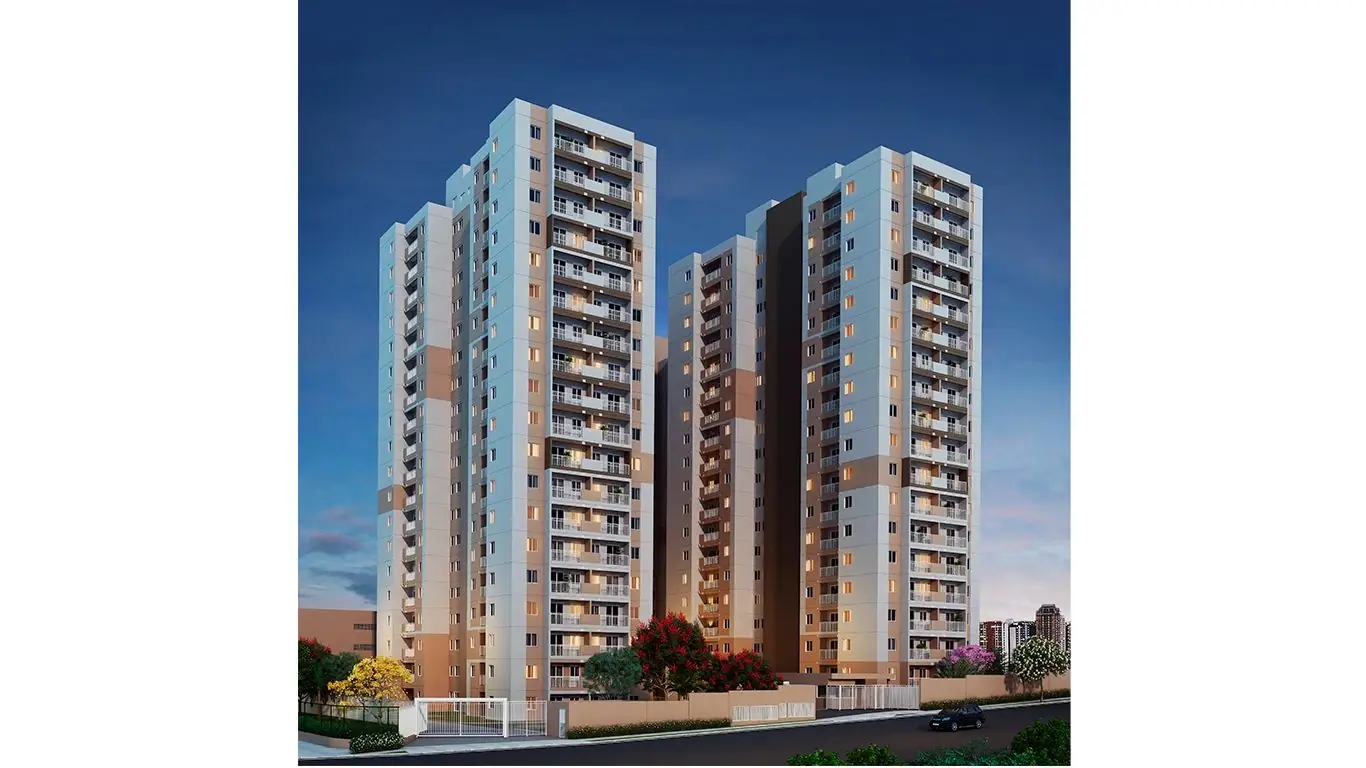 Fachada do Ozz - Quitaúna - apartamentos de 2 dorms em Quitaúna, Osasco