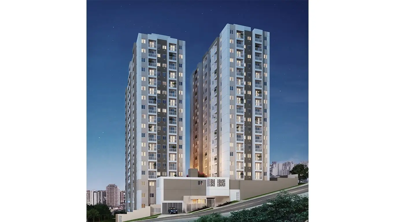 Fachada do Natz - Parque Ipê - apartamentos de 2 dorms em Jardim São Luís, Zona Sul