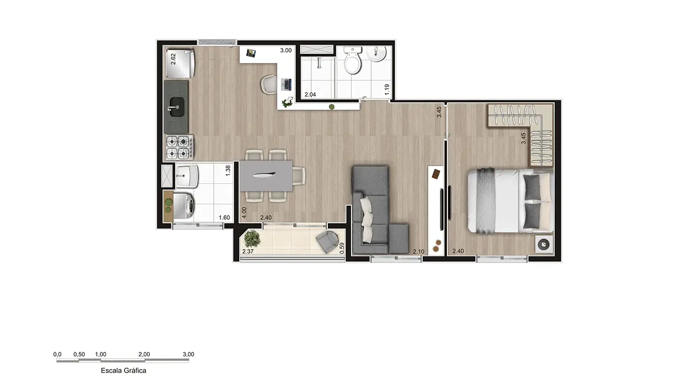 PLANTA OPÇÃO MEIO FINAL 07 - TORRE B - 39m