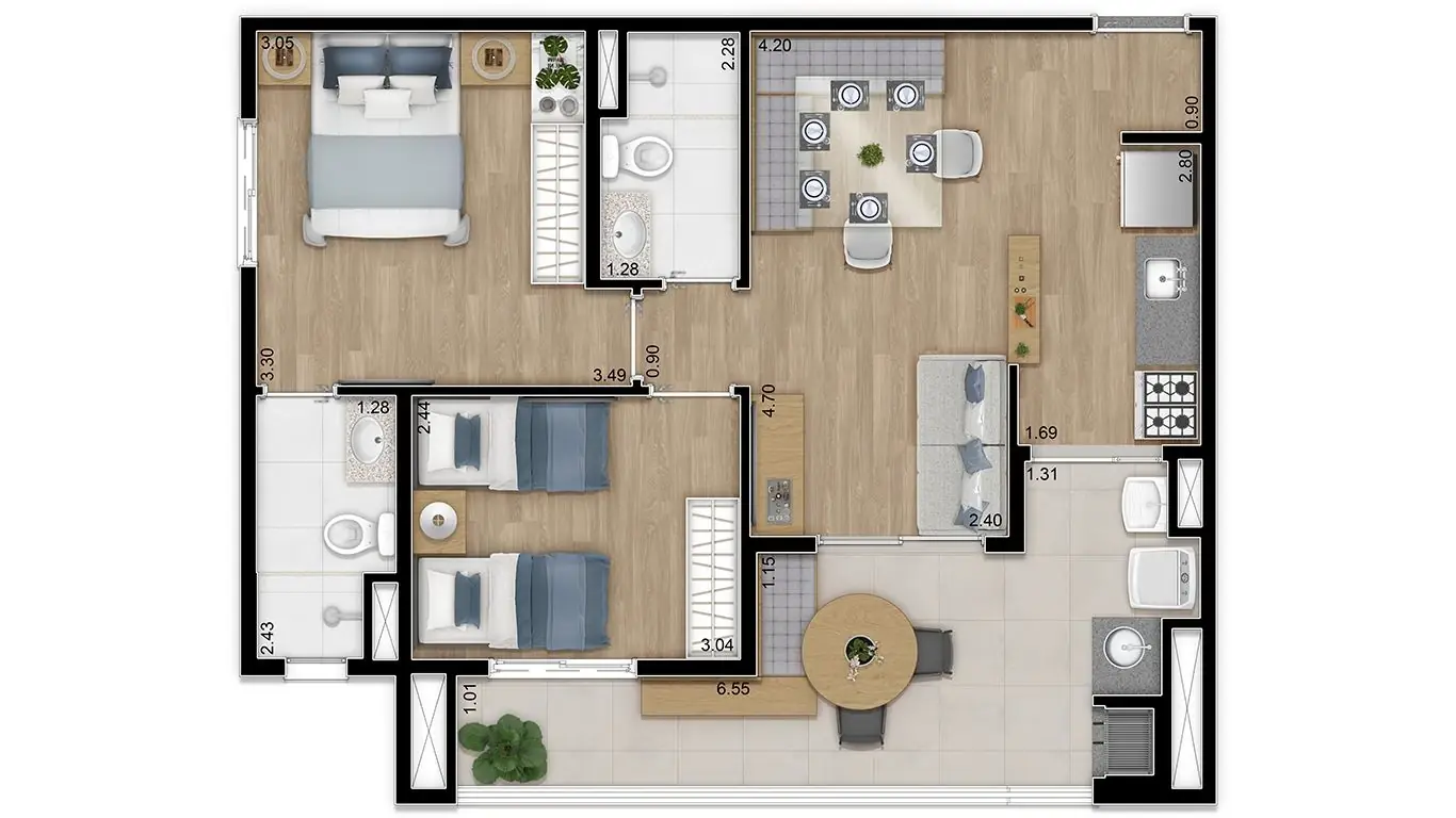 PLANTA TIPO PONTA FINAL 02