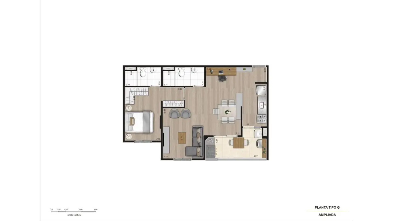 PLANTA OPÇÃO MEIO FINAL 05 - TC - 58,47m²
