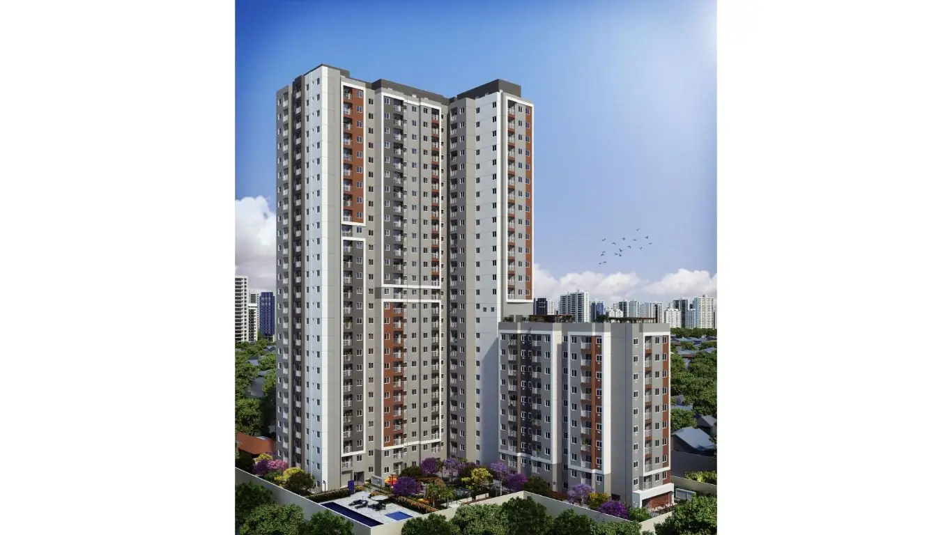 Fachada do Staz - Barra Funda - apartamentos de 2 dorms em Limão, Zona Oeste