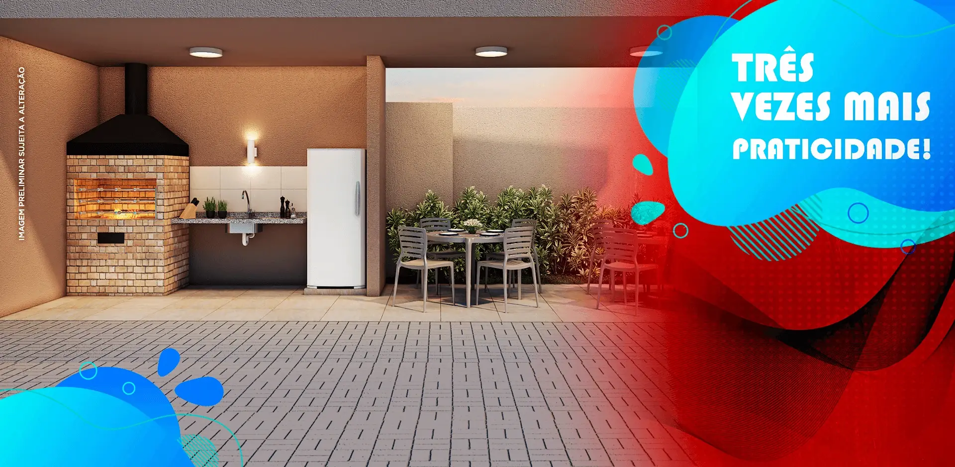 Trio Blue — Apartamentos em Freguesia do Ó, Zona Norte