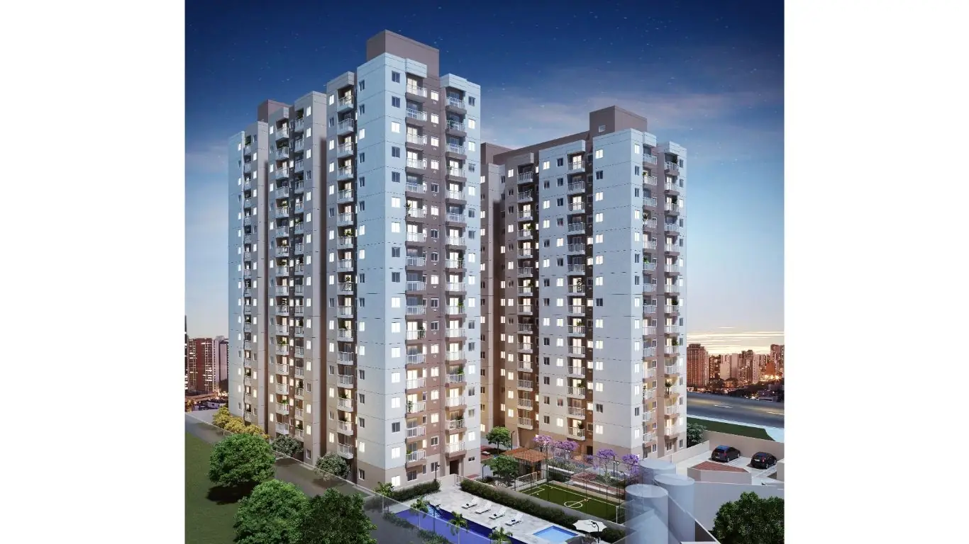 Fachada do Grow - Sapopemba - apartamentos de 2 dorms em Vila Virgínia, Zona Leste