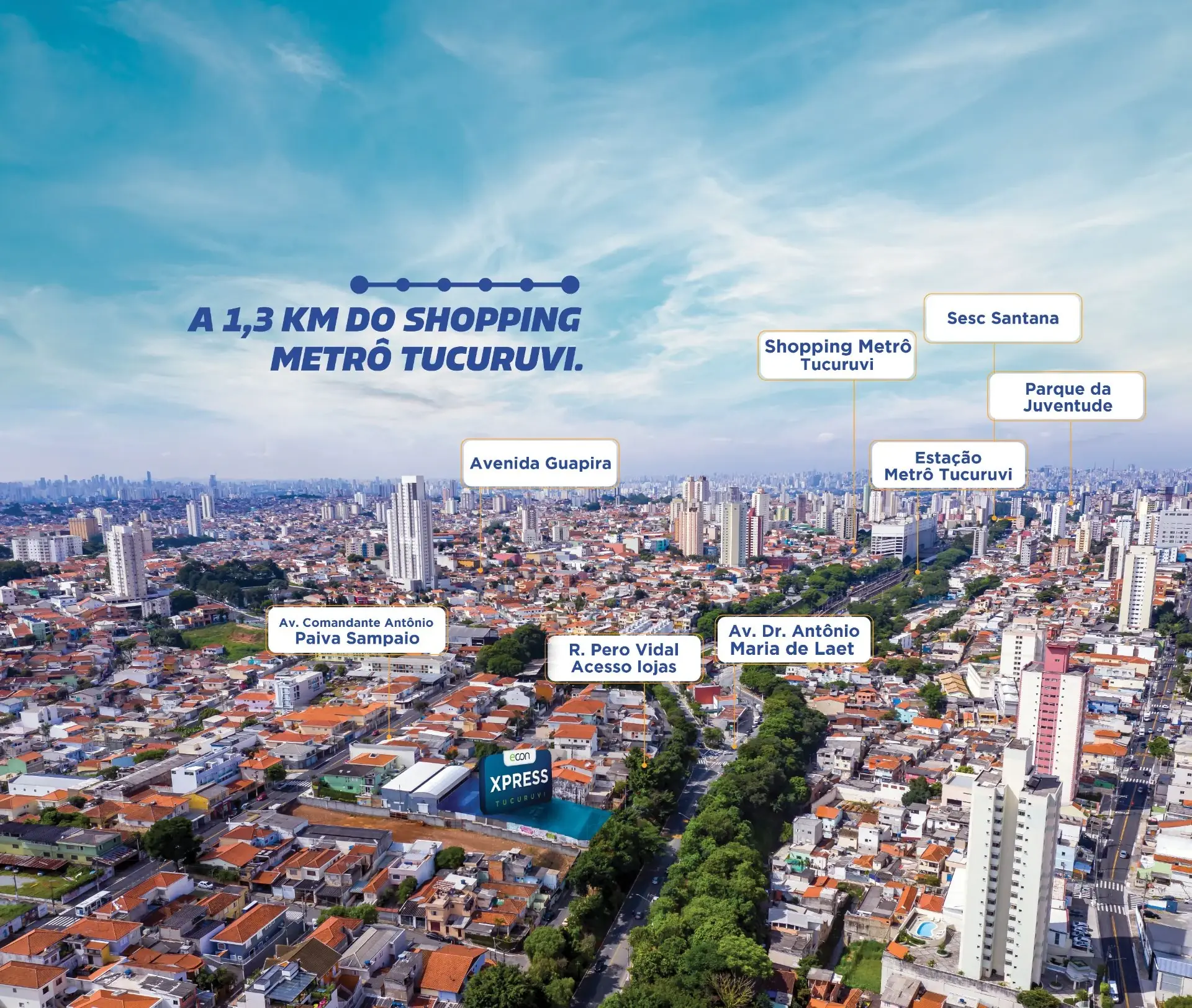 Mapa e proximidades do Tucuruvi