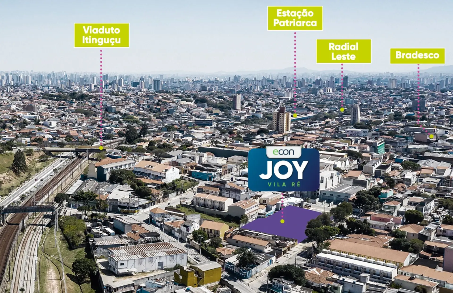 Mapa e proximidades do Vila Ré