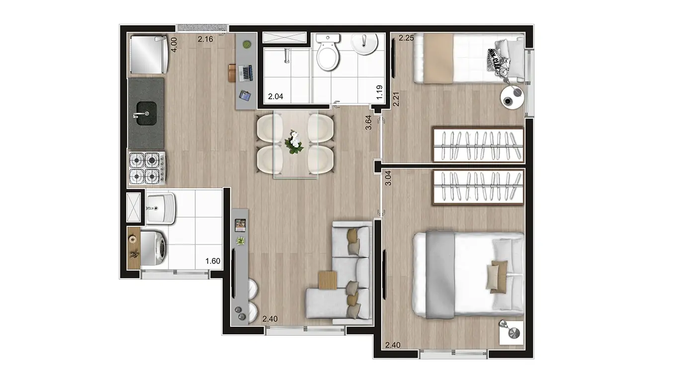 PLANTA TIPO PONTA 35.22m