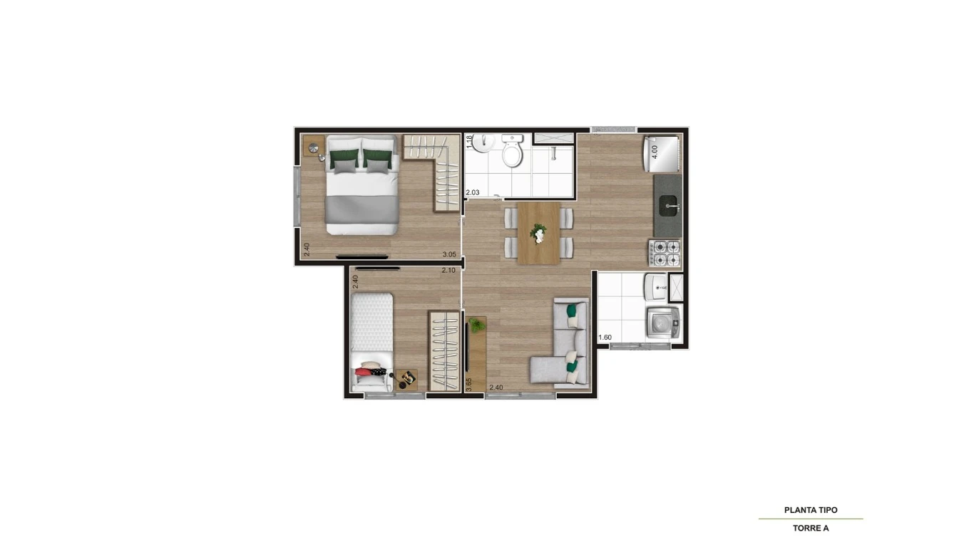 TIPO PONTA FINAL 1 E 6 34.87m TORRE A