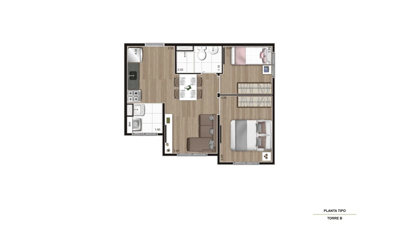 TIPO PONTA FINAL 2 E 9 35.23m TORRE B