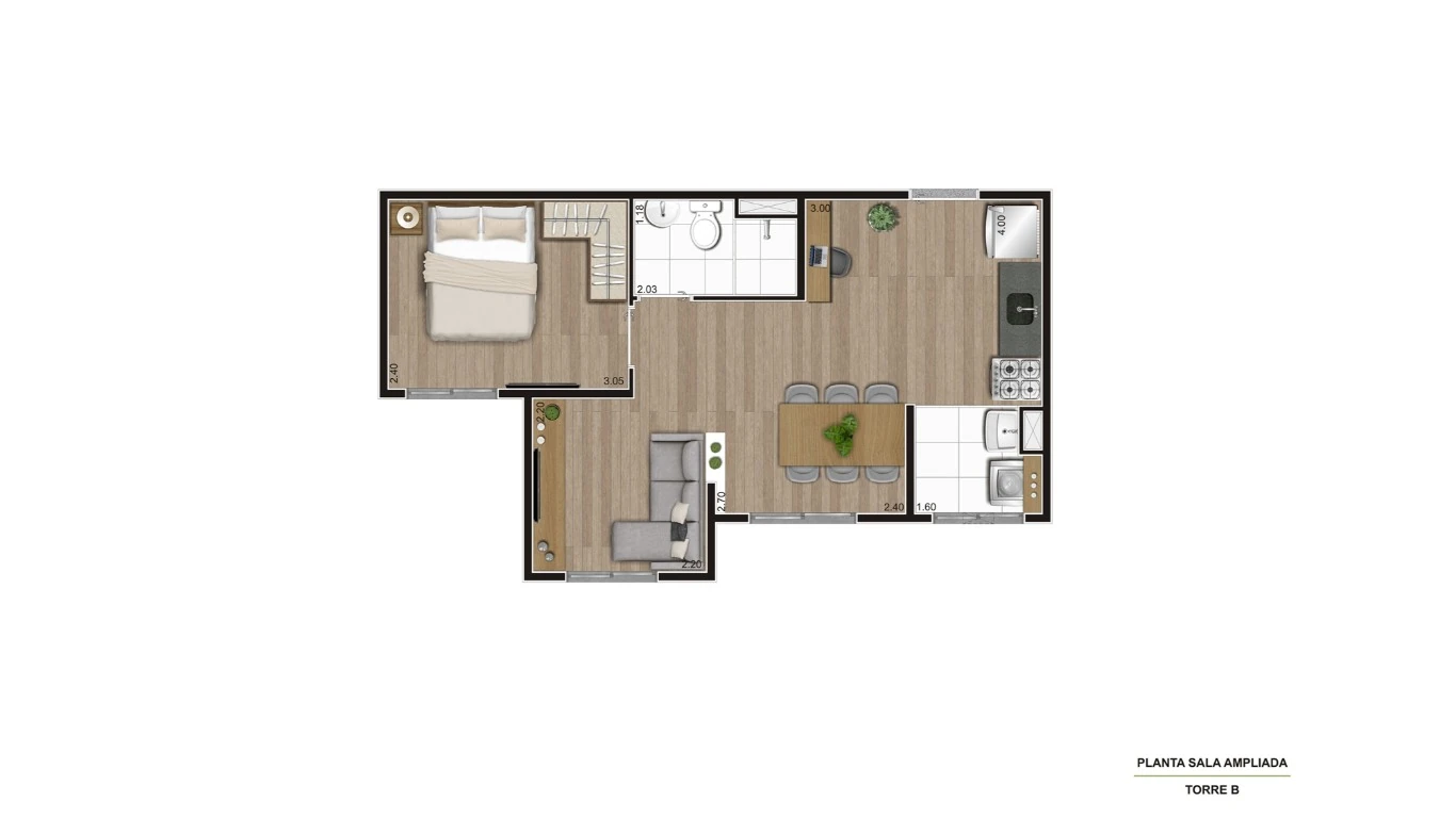 OPÇAO MEIO FINAL 5 E 8 35.27m TORRE B