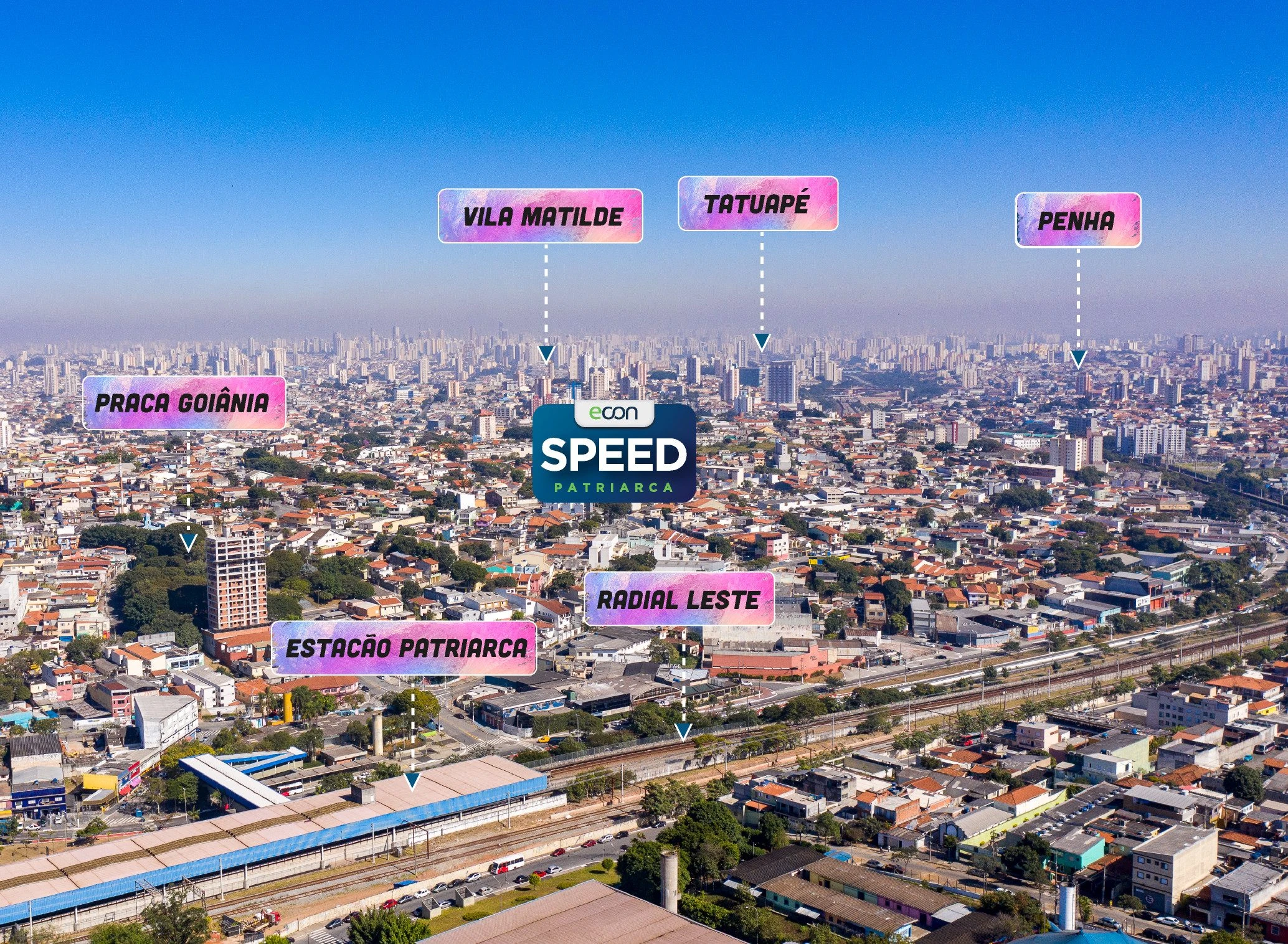 Mapa e proximidades do Vila Ré