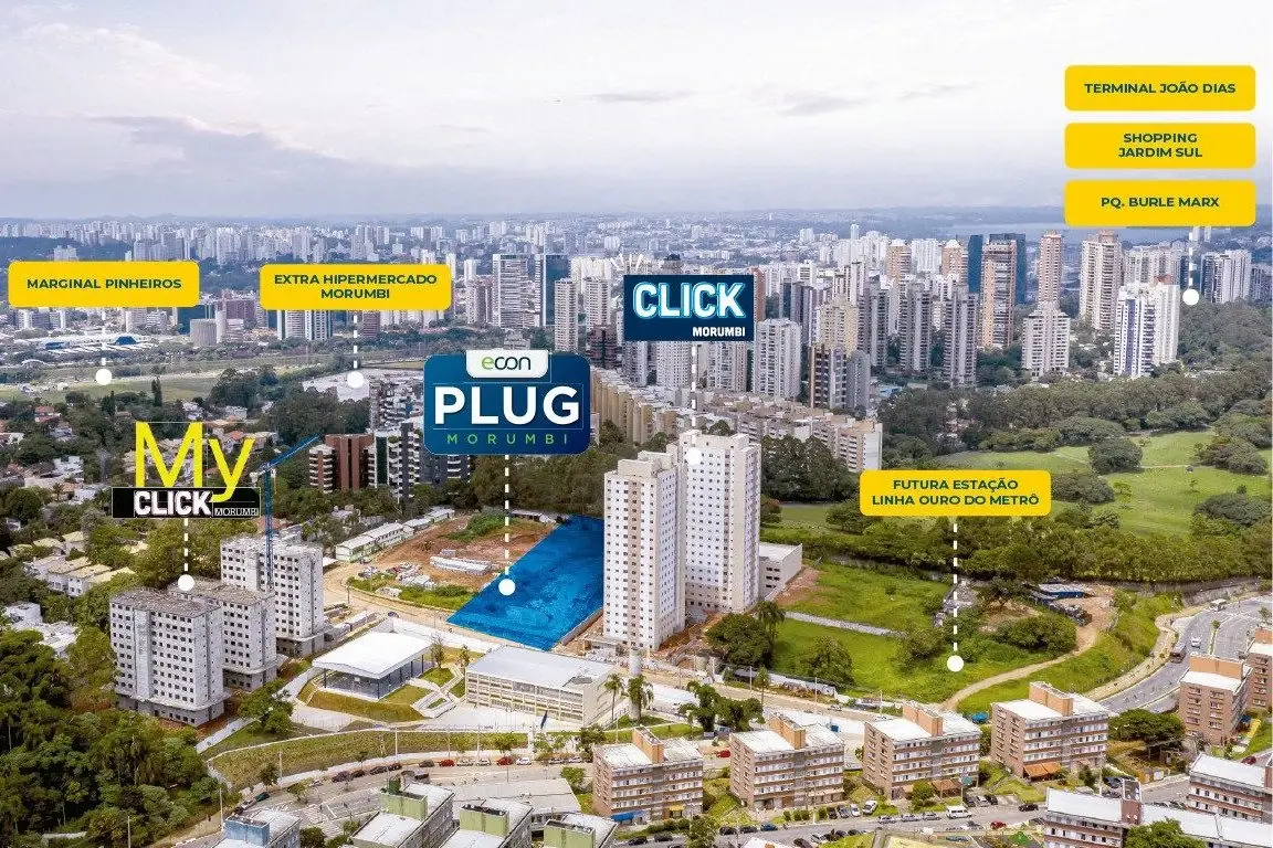 Mapa e proximidades do Paraisópolis