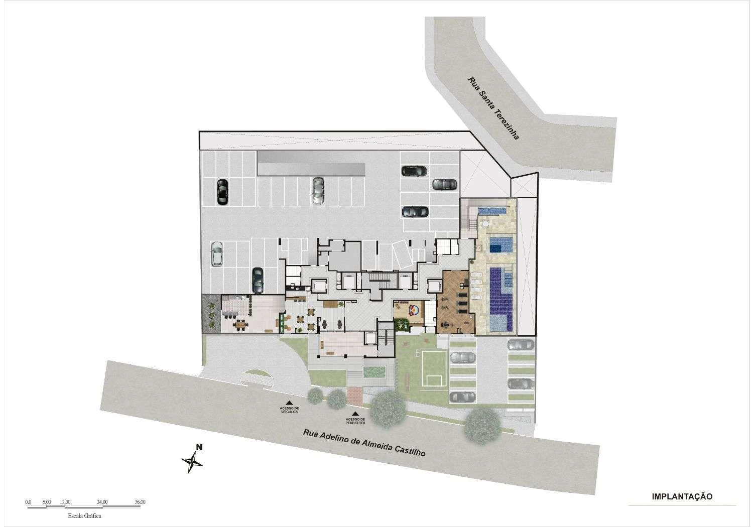 Perspectiva Ilustrada da Implantação
