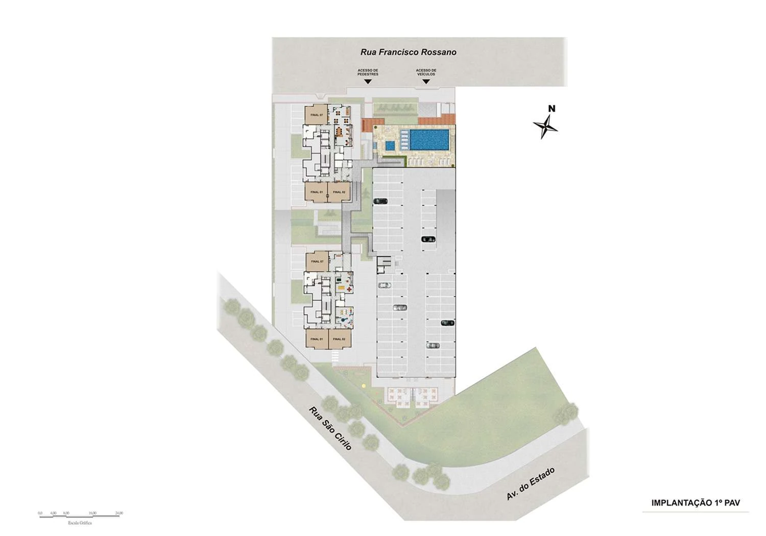 Perspectiva Ilustrada da Implantação