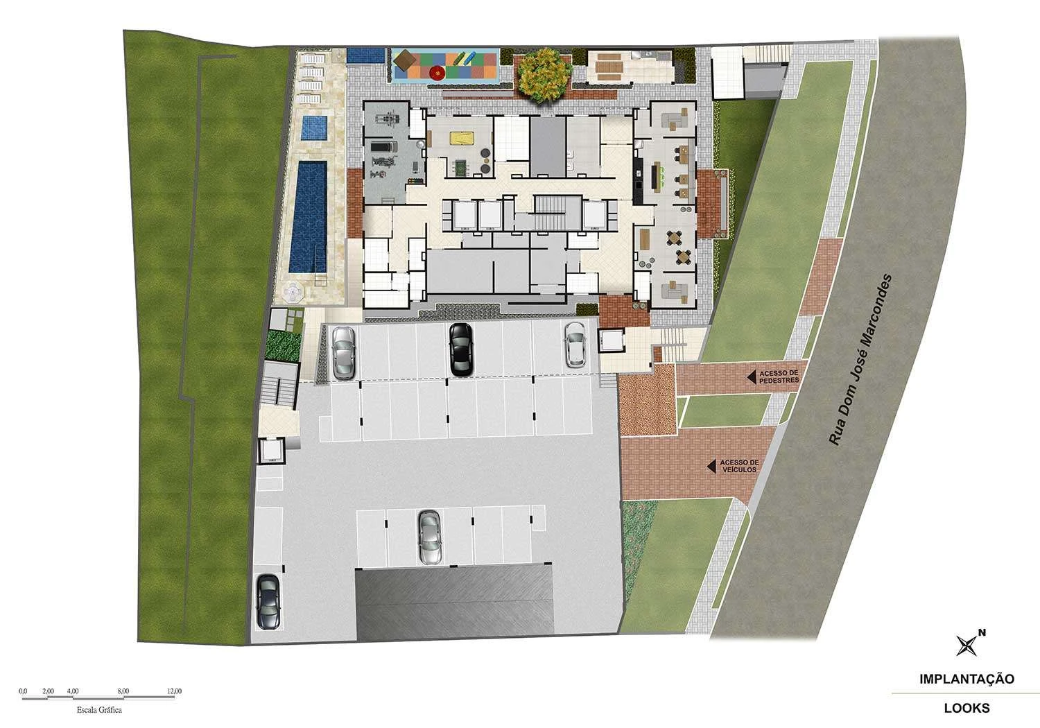 Perspectiva Ilustrada da Implantação