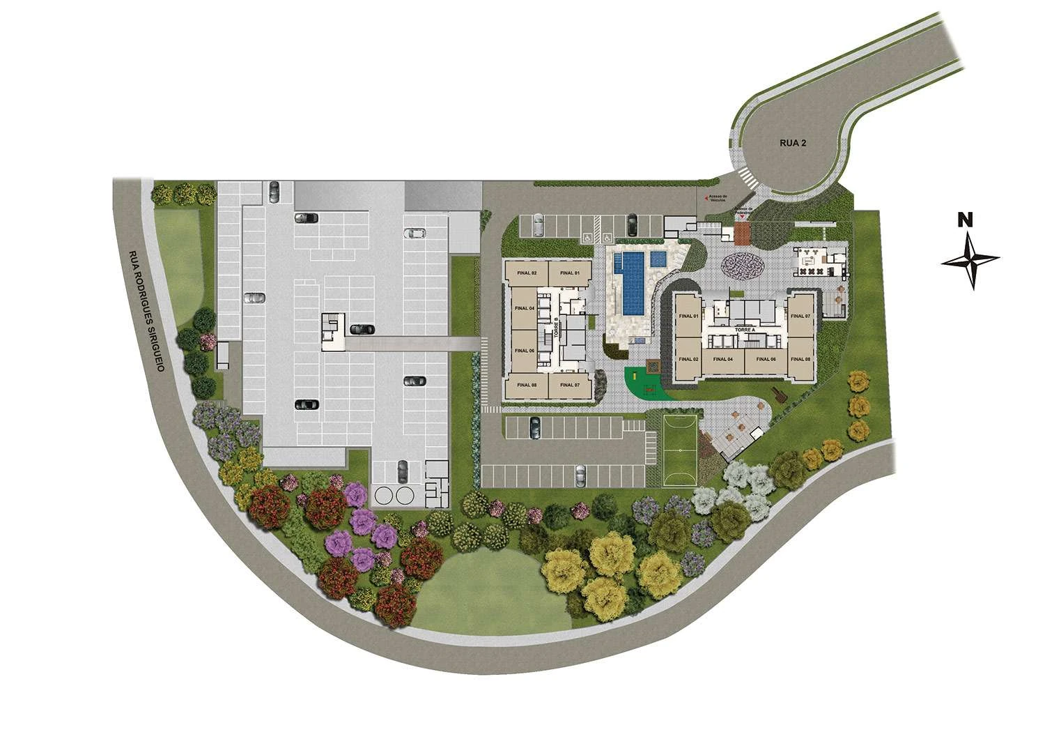 Perspectiva Ilustrada da Implantação