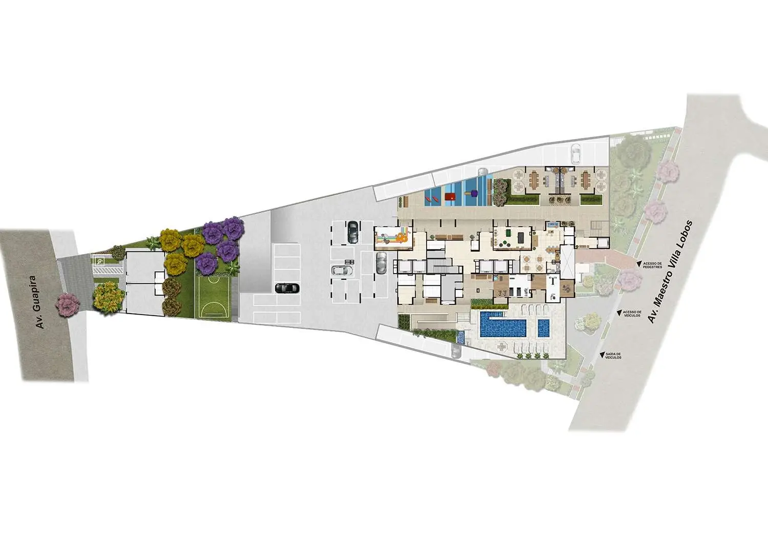 Perspectiva Ilustrada da Implantação