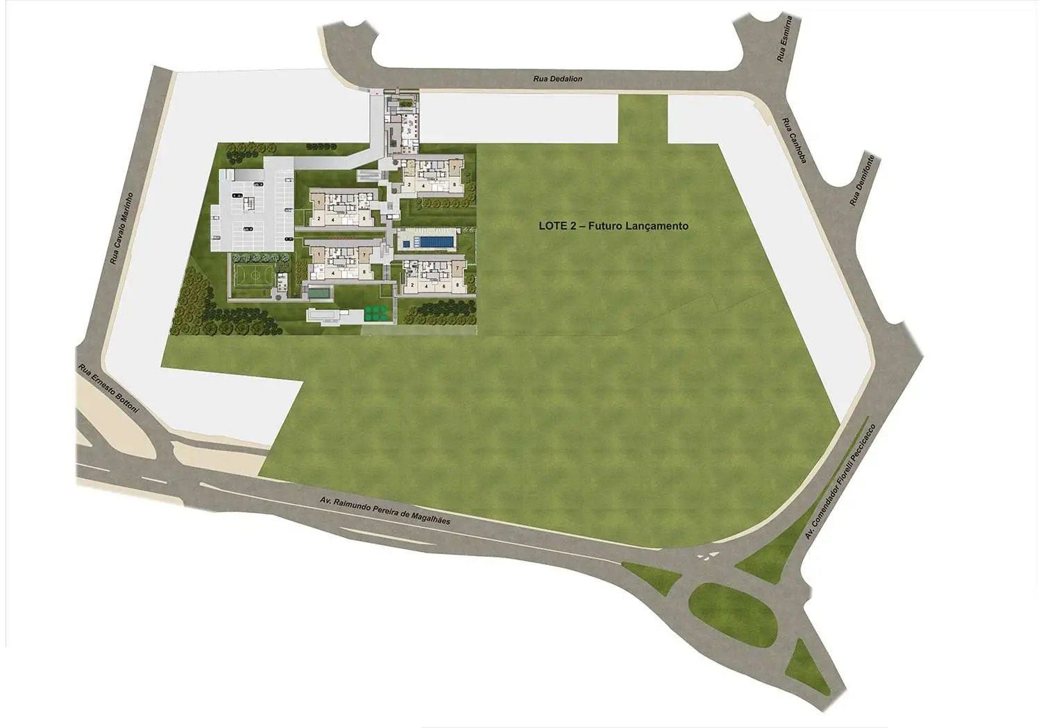 Perspectiva Ilustrada da Implantação