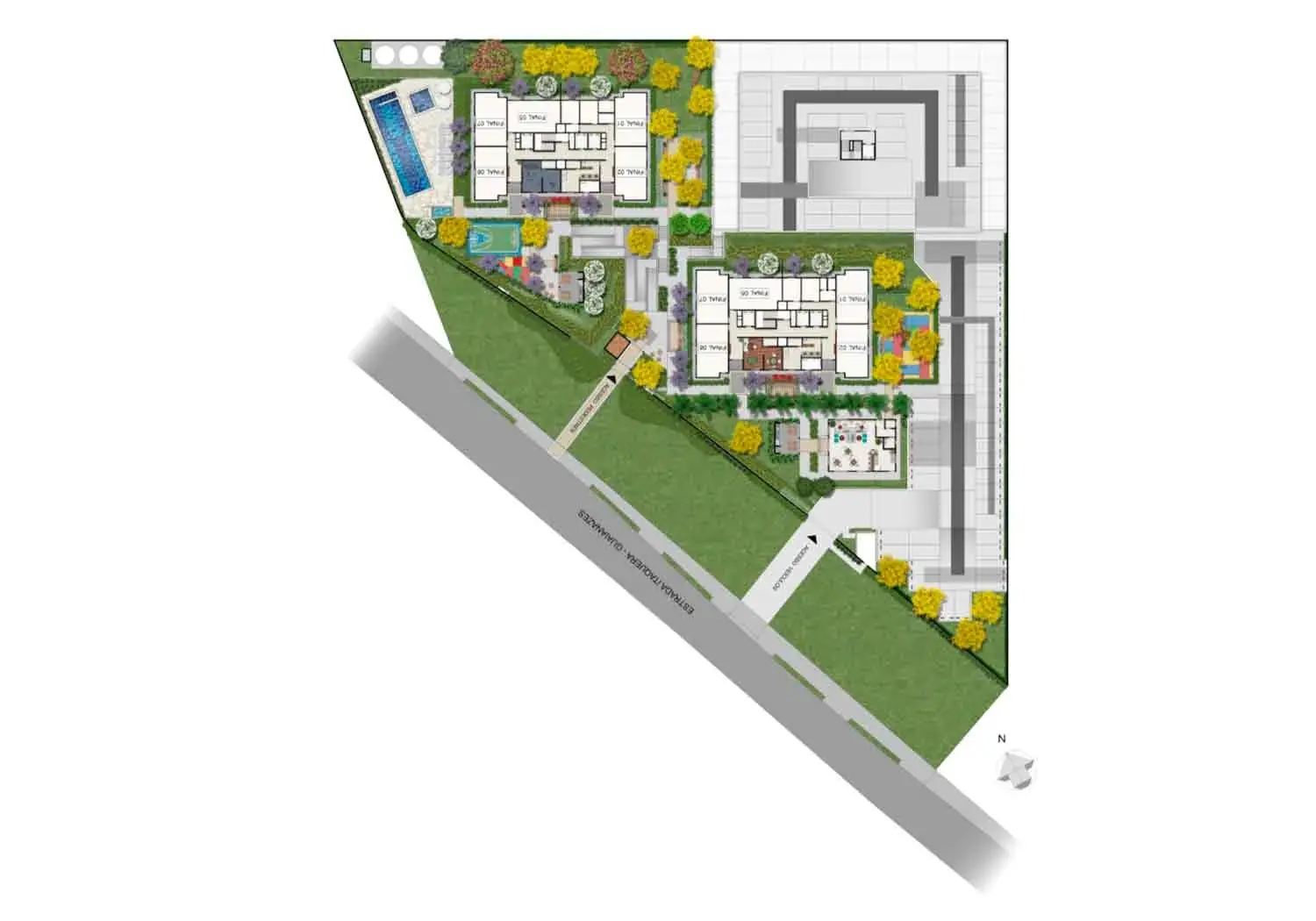Perspectiva Ilustrada da Implantação