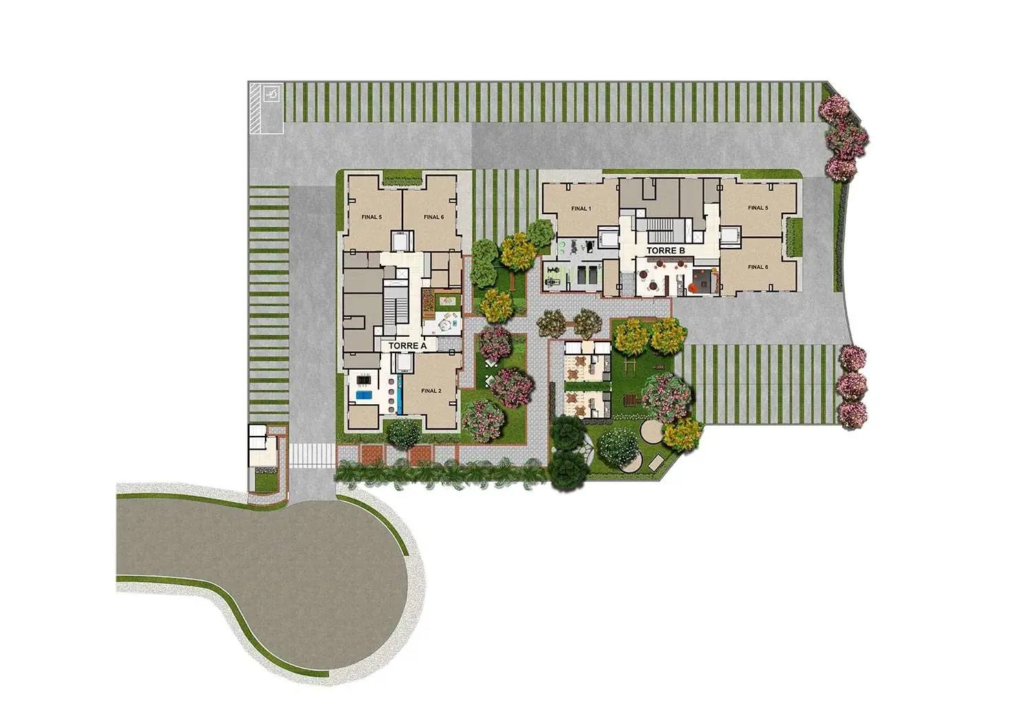 Perspectiva Ilustrada da Implantação