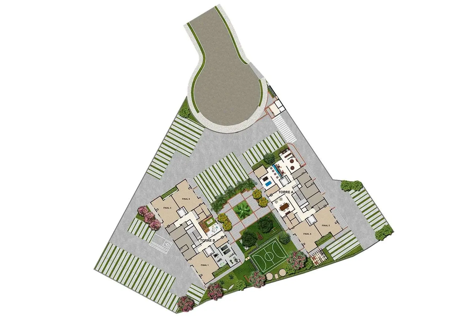 Perspectiva Ilustrada da Implantação