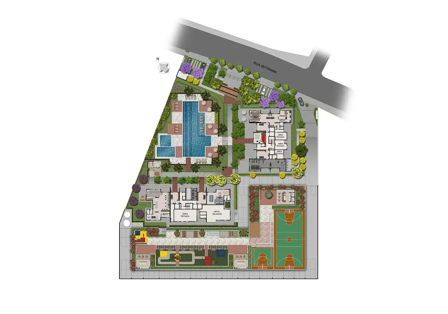 Perspectiva Ilustrada da Implantação
