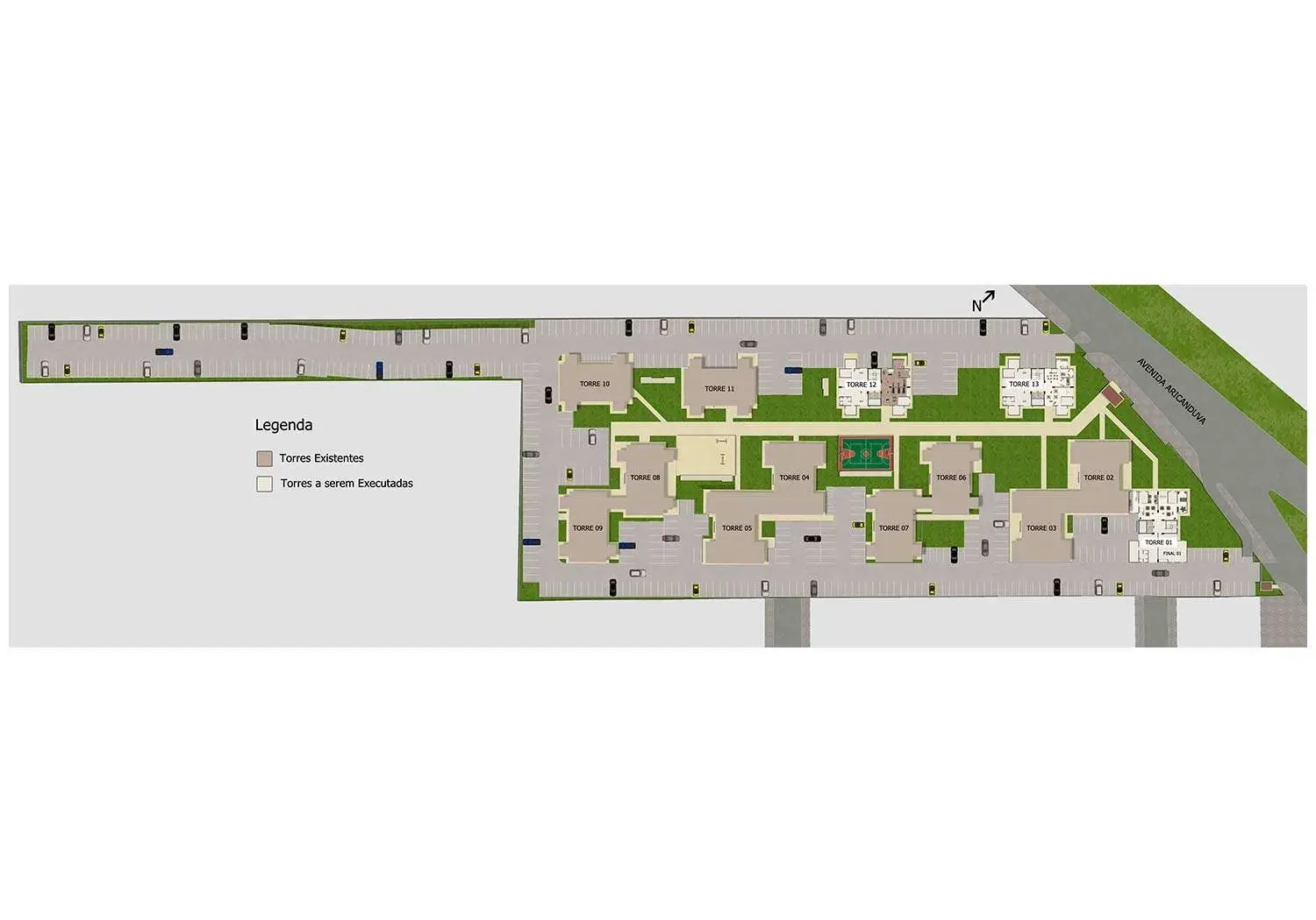 Perspectiva Ilustrada da Implantação