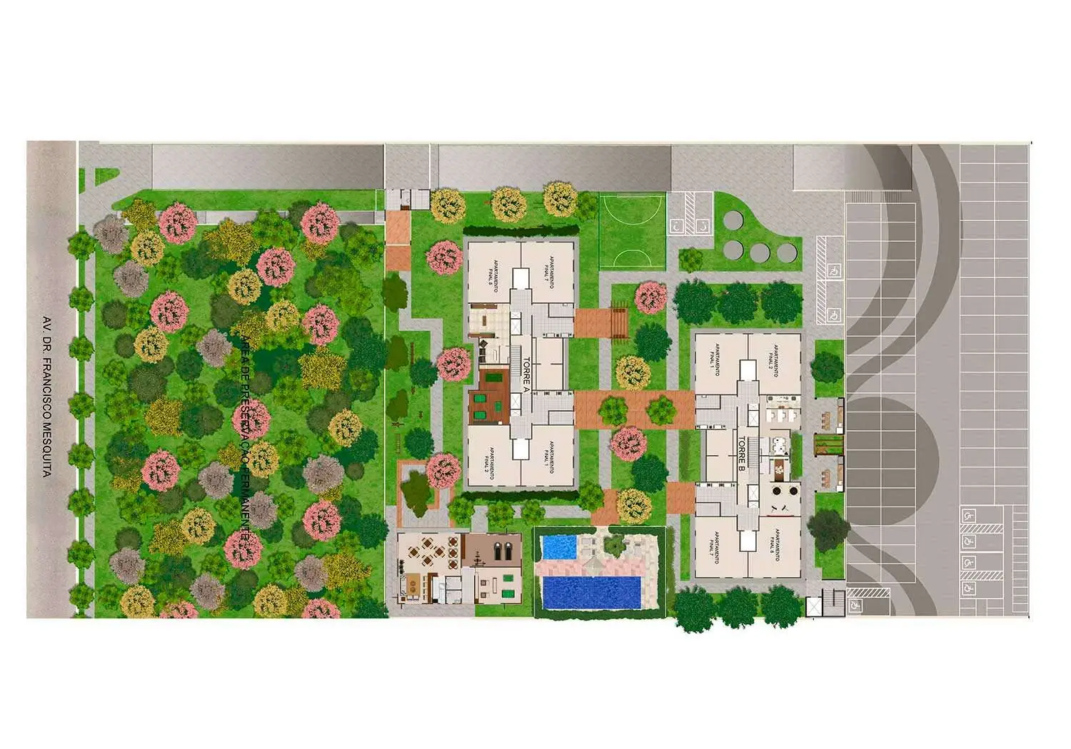 Perspectiva Ilustrada da Implantação