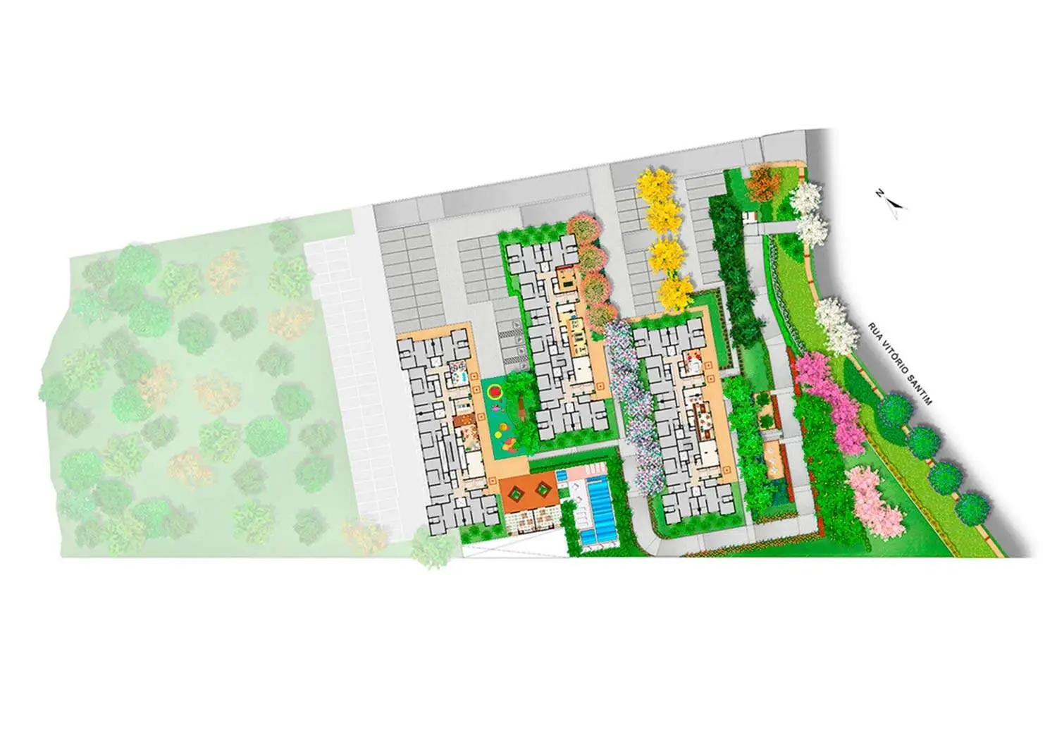 Perspectiva Ilustrada da Implantação