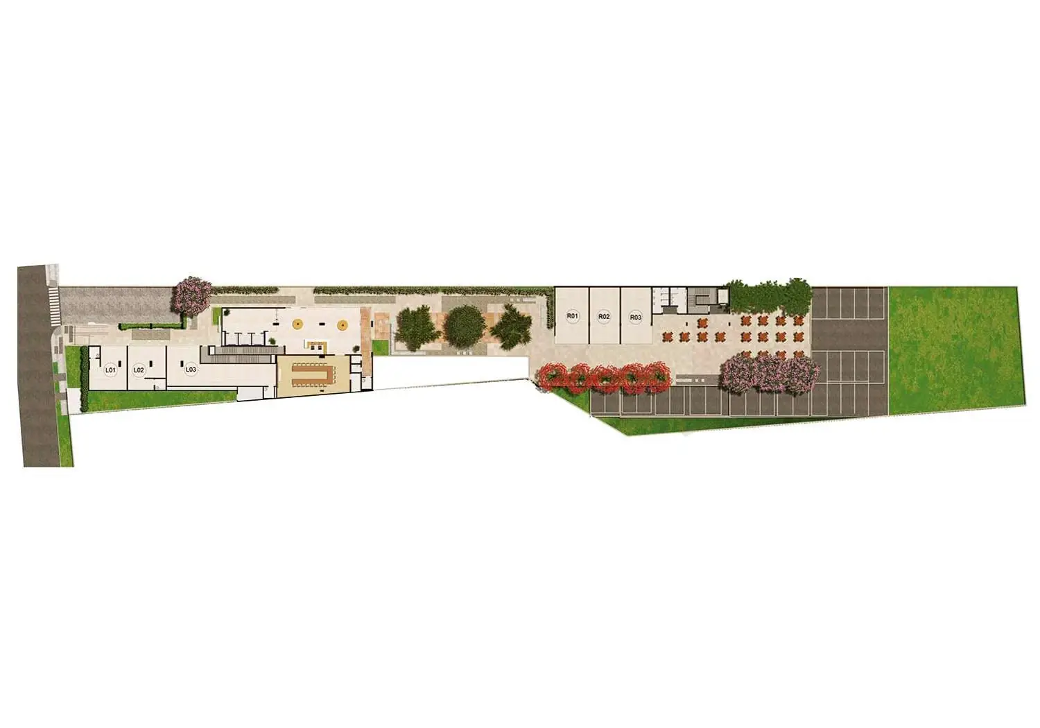 PERSPECTIVA ILUSTRADA DA IMPLANTAÇÃO