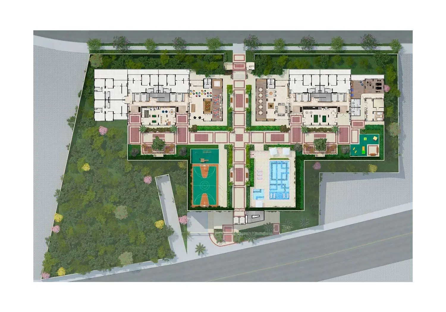 PERSPECTIVA ILUSTRADA DA IMPLANTAÇÃO