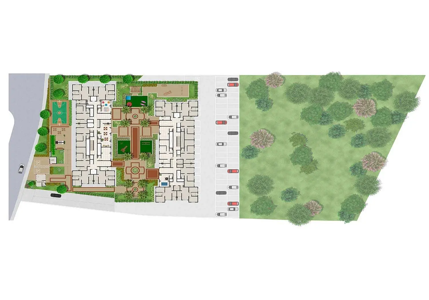 PERSPECTIVA ILUSTRADA DA IMPLANTAÇÃO