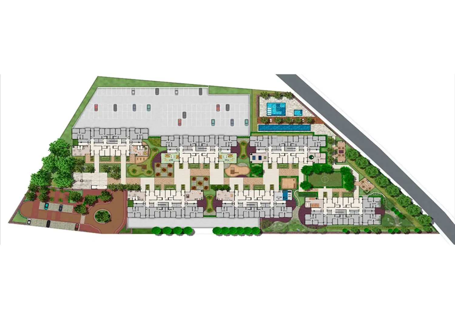 PERSPECTIVA ILUSTRADA DA IMPLANTAÇÃO