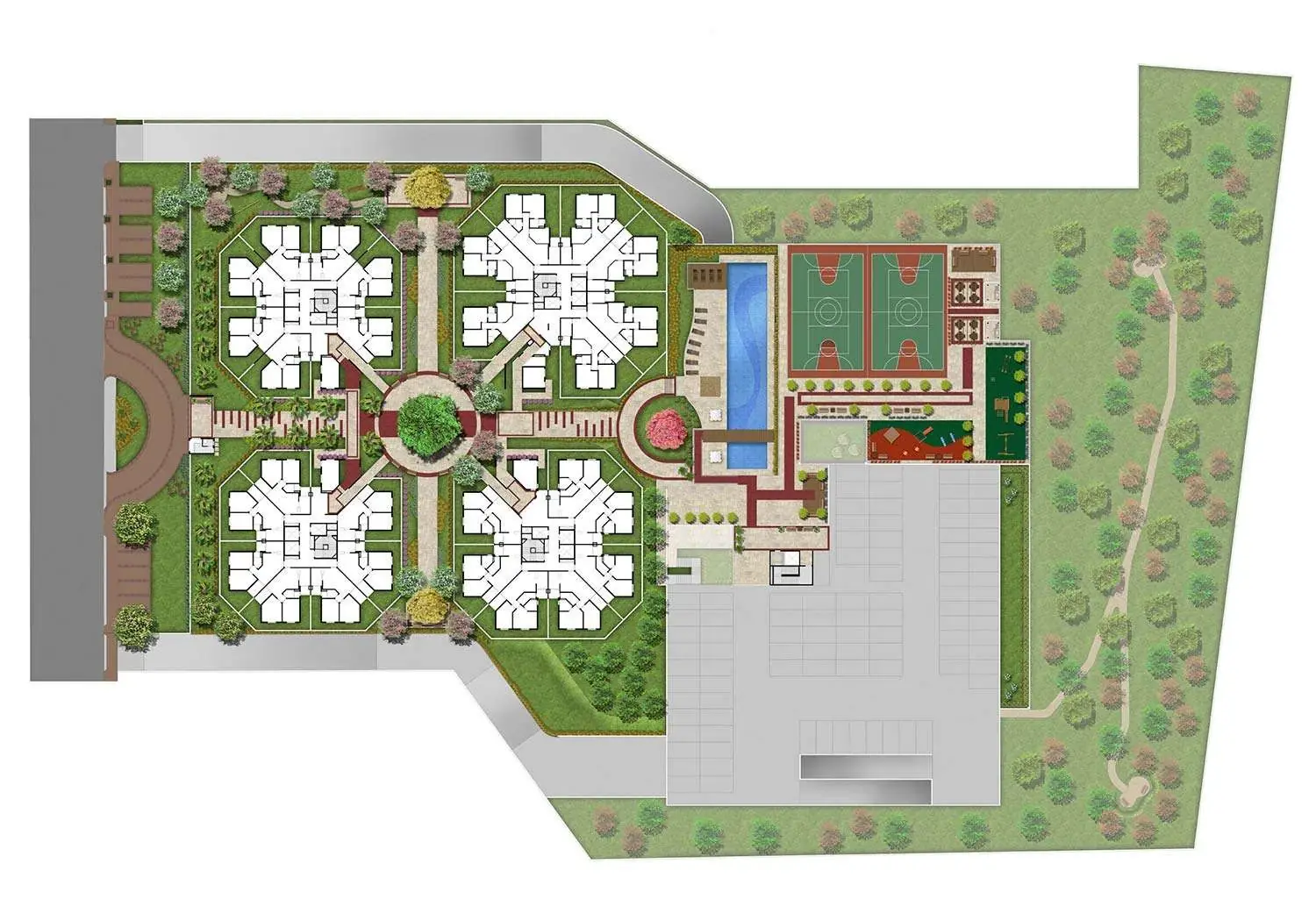 PERSPECTIVA ILUSTRADA DA IMPLANTAÇÃO