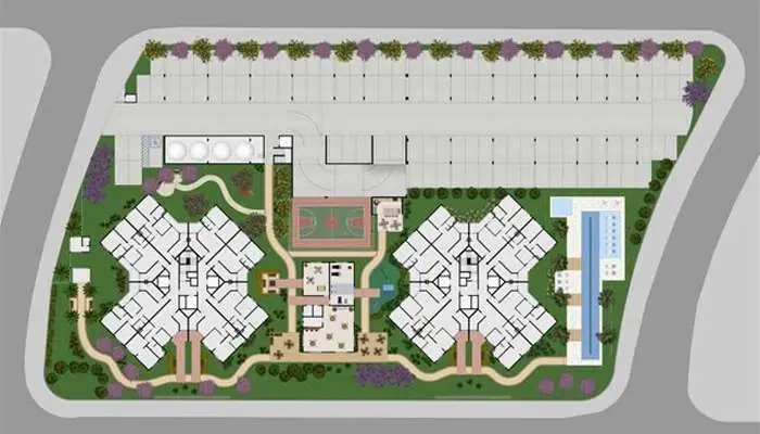 PERSPECTIVA ILUSTRADA DA IMPLANTAÇÃO
