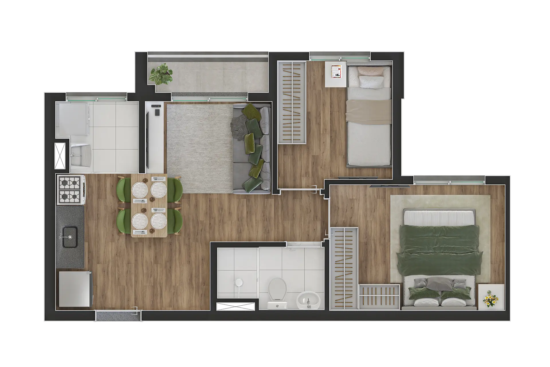Planta Tipo F   Torre B