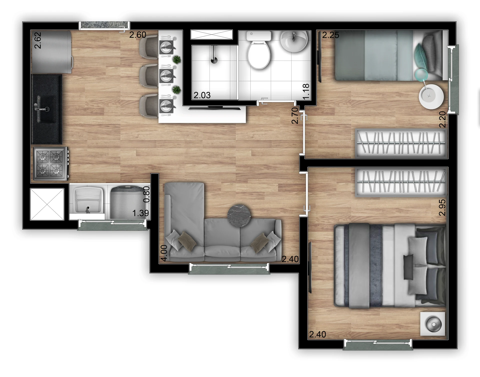 Planta Tipo Ponta   32,80