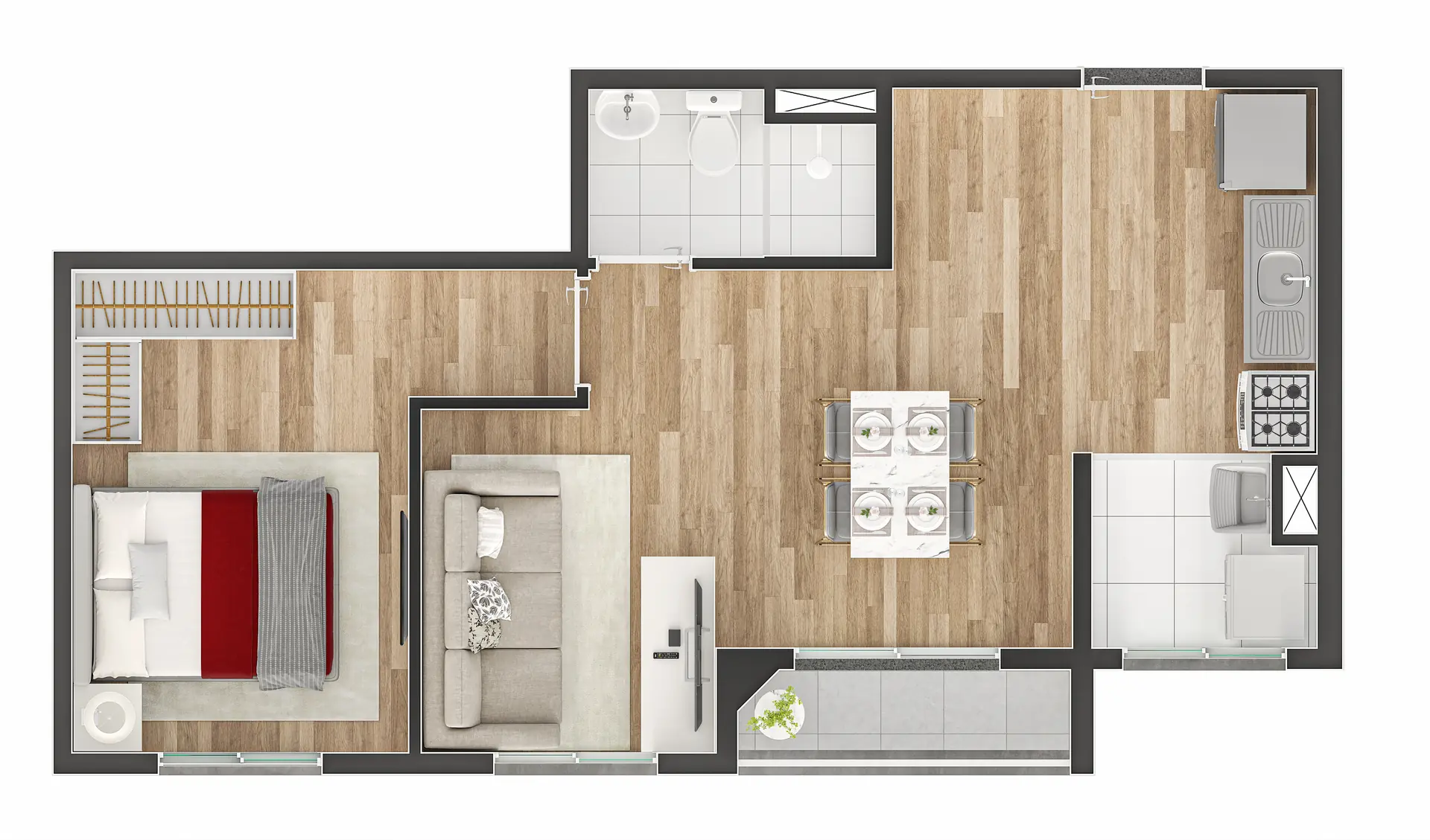 Planta Tipo C Ampliada