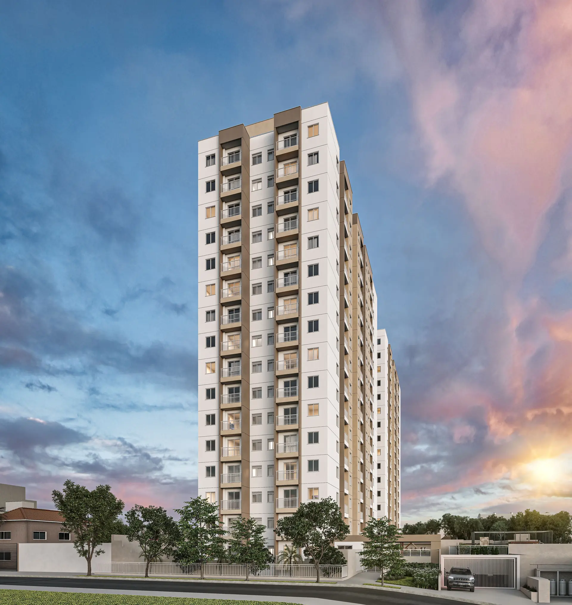 Spin Zona Sul - Apartamento 2 dorms. em Zona Sul - Vista externa do empreendimento